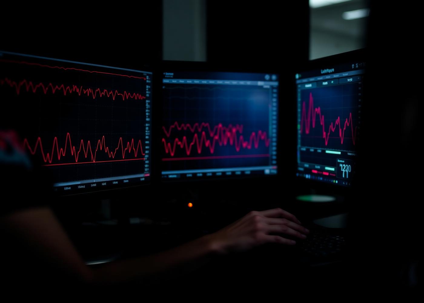 Engineer reviewing telemetry traces